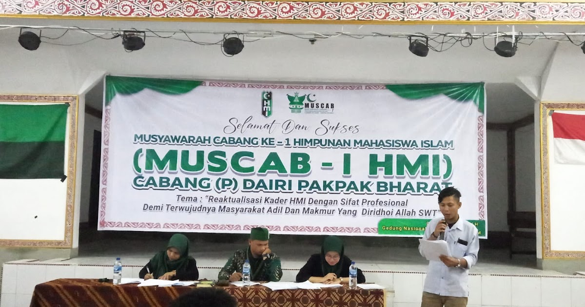 HMI kota muarabulian Gelar Musyawarah Cabang